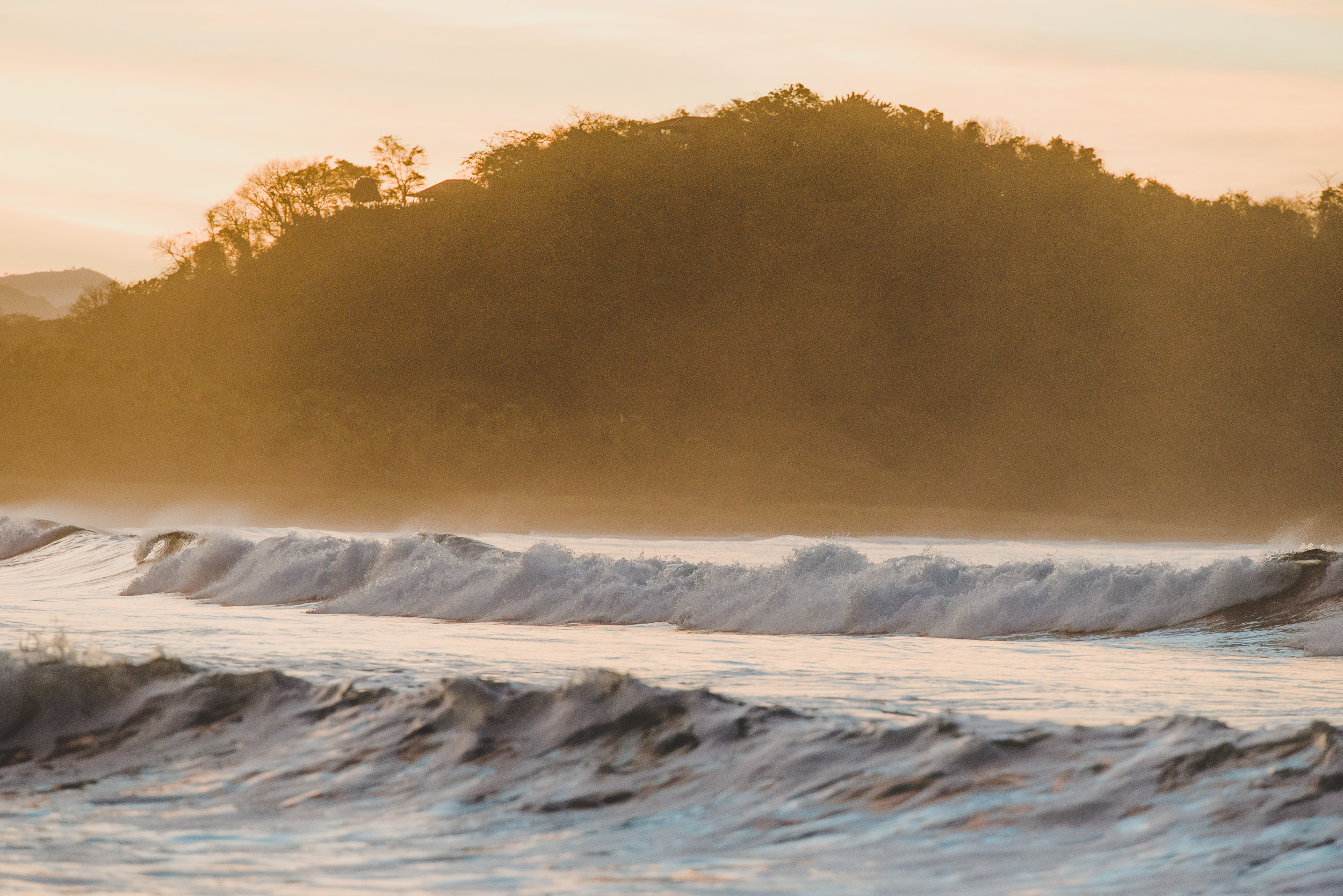 Costa Rican Waves at Sunrise