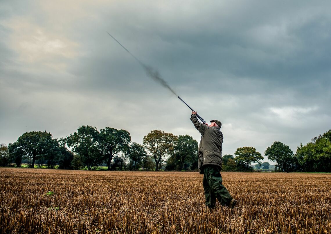 Partridge shooting producing natural, unposed shots that each gun can take away as a memorable record of their day.