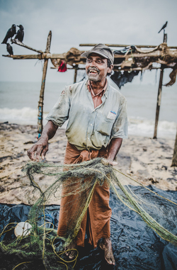 Portrait of a Sri Lankan Fisherman