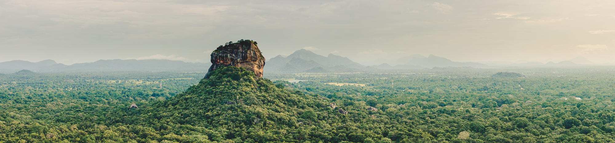 Landscape of Sri Lanka Lion Rock